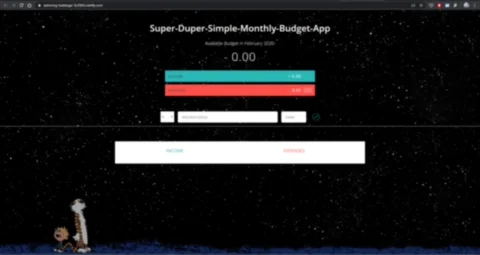 budget app preview image