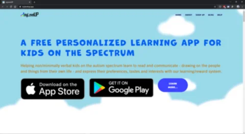 screen capture of mylevelup website